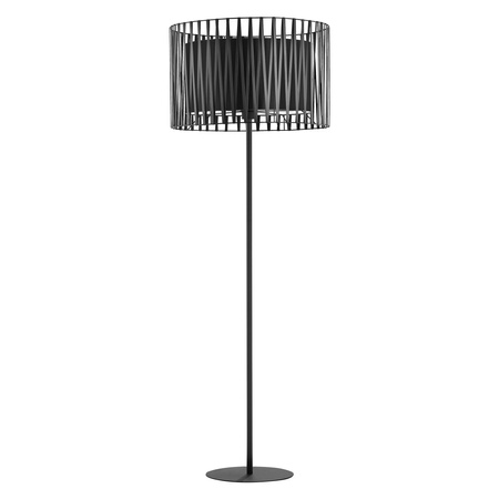 HARMONY BLACK Stojací stojací lampa Stínidlo černé E27 2899 TK Lighting