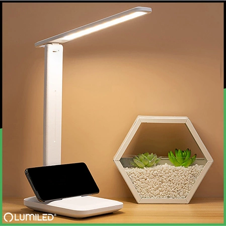 Stolní kreslící lampa LED 6W CCT USB RACTUS White Lumiled