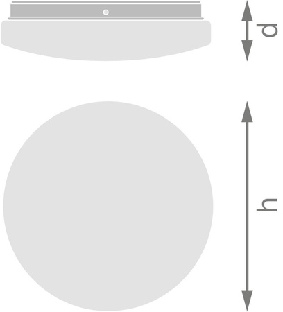 Stropní LED plafón s povrchovou montáží 12W 900lm 4000lm neutrální IP44 bílý stropní Ledvance