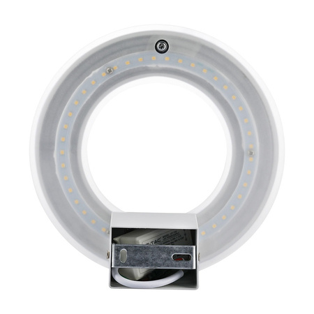 LED nástěnné svítidlo 9W 3000K IP20 Ring White VT-710 V-TAC