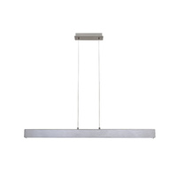 LED stropní závěsné svítidlo 24W 1920lm stmívatelné stříbrné moderní Tithania Rabalux