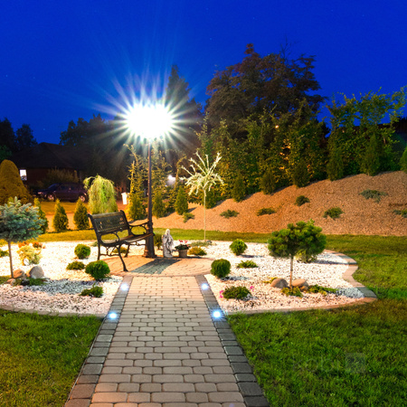 Entrada Kobi čtvercová zemnící zásuvka GU10 IP65 chrom