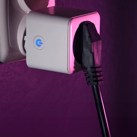 Inteligentní WiFi zásuvka, Měřič spotřeby Programovatelný časovač TUYA SMART NIVO LUMILED