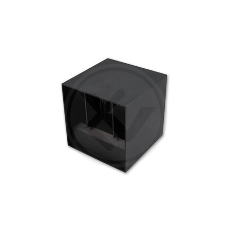 LED zahradní nástěnné svítidlo Venkovní fasádní svítidlo 2x3W 4000K Nastavitelné nahoru a dolů Černá