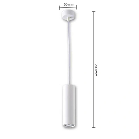 Stropní svítidlo Závěsné GU10 Matte White Idar Masterled