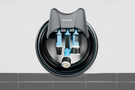 Nástěnný věšák na zahradní hadici CELLFAST