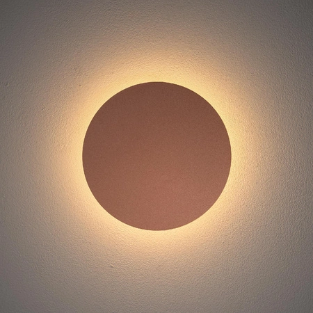 Nástěnné svítidlo LED 7W 60lm 3000K Warm Copper Modern RING LED S 10316 Nowodvorski