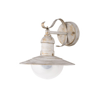 Zahradní lampa LED nástěnná lampa OSLO E27 IP44 White Antique RABALUX