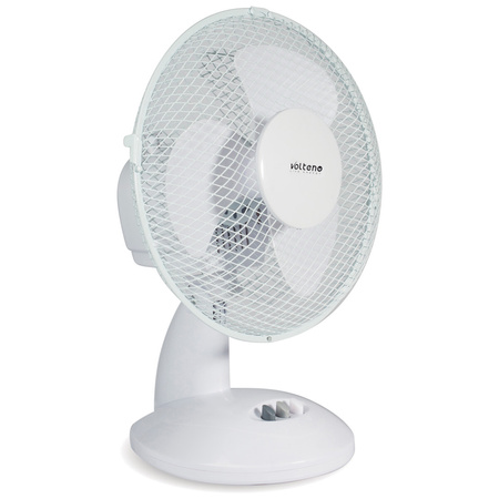 Stolní ventilátor Cirkulátor vzduchu Stojací stolní ventilátor 37cm 21W Bílý