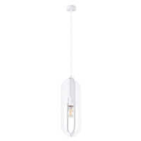NICUS 1 E27 Bílá moderní stropní závěsná lampa SOLLUX