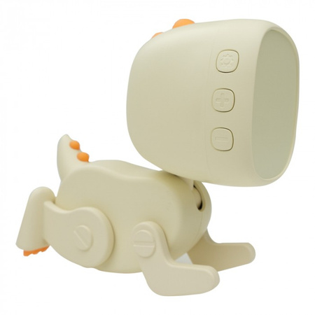 Dětský elektronický budík bílý dobíjecí 1200mAh ROBO MARY'S