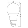 LED žárovka A60 E27 8W = 60W 840lm 6500K Cold 220° MOSQUITO REPELENTE Osram, odpuzující hmyz