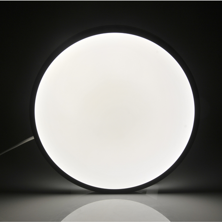 PLAFON LED stropní svítidlo černé 30cm 15W 4000K KERN GOLDLUX (Polux)