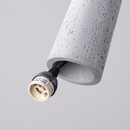 Stropní závěsné svítidlo ELECTRA GU10 Concrete Industrial SOLLUX