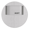 LED schodišťové svítidlo 0.4W modré 10V DC IP66 hliníkové RUEDA MINI SHORT Skoff