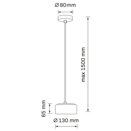 GX53 Ofelia Sanico Goldlux Závěsné stropní svítidlo
