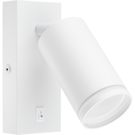 Nástěnné svítidlo GU10 RING s bílým vypínačem