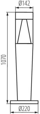 Venkovní světlo LED GU10 IP54 Grunt Graphite INVO KANLUX