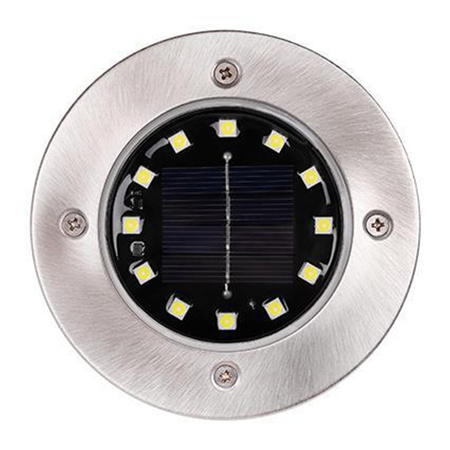 4x Zahradní lampa 12x LED SOLÁRNÍ ZEMNÍ IP54