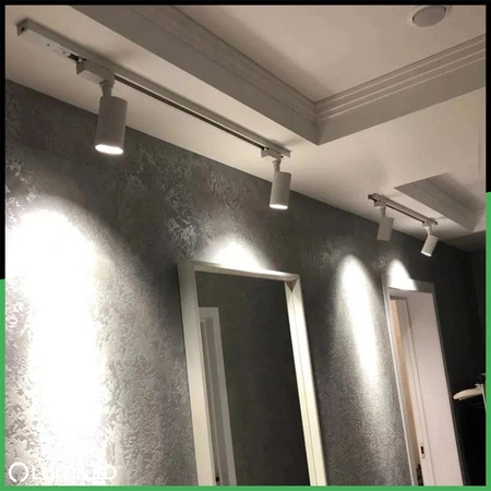 Osvětlovací lišta 1m + 2x reflektor lištový, GU10 Bílá SAGI LUMILED