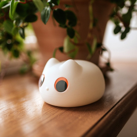 Dětské LED noční světlo 0,2W 3200K teplá bílá dobíjecí 800mAh bílé MARY'S CAT LIGHT
