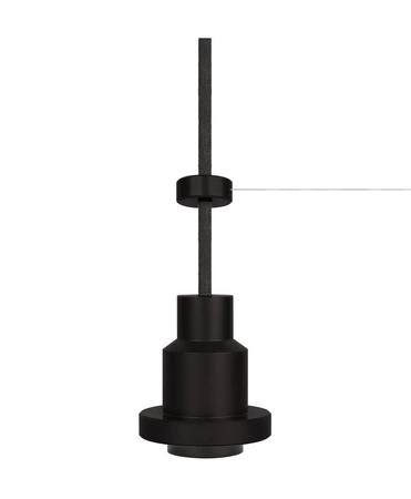 Závěsná lampa s držákem E27 20cm hliníková černá Vintage PenduLum LEDVANCE