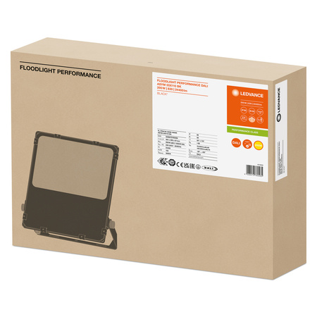 LED reflektor Venkovní reflektor Stmívatelný 200W 24400lm 3000K IP66 Černý reflektor Ledvance