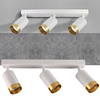 LED stropní/stěnové svítidlo 3 x GU10 ARRAS White GOLDLUX (Polux)