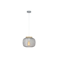 Rabalux E27 Grey Scandinavian Rupert stropní závěsné svítidlo