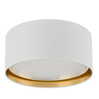Stropní svítidlo Plafond Svítidlo Plafond BILBAO WHITE/GOLD Round White/Gold 45cm 15W 4xE27 3379 TK Lighting