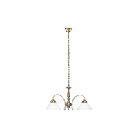 Závěsné stropní svítidlo Lustr 3x E27 hnědý Classic Marian 2703 Rabalux