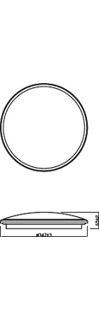 Plafond LED stropní světlo TWIRLY 17W 4000K 35cm bílé kulaté PHILIPS