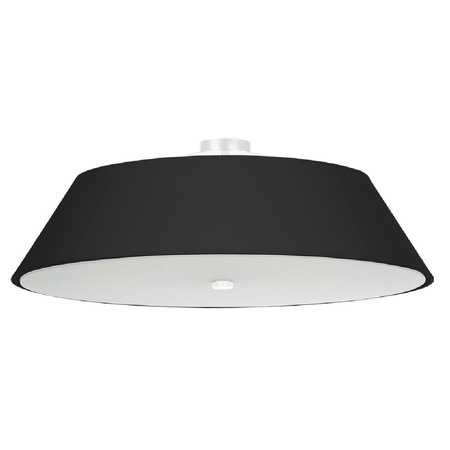 LED stropní svítidlo Plafond VEGA 5xE27 Kulaté svítidlo 70 cm černé SOLLUX