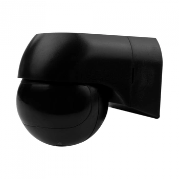 PIR senzor pohybu a soumraku IP44 pro povrchovou montáž černý 12m 180° CP Ecolight