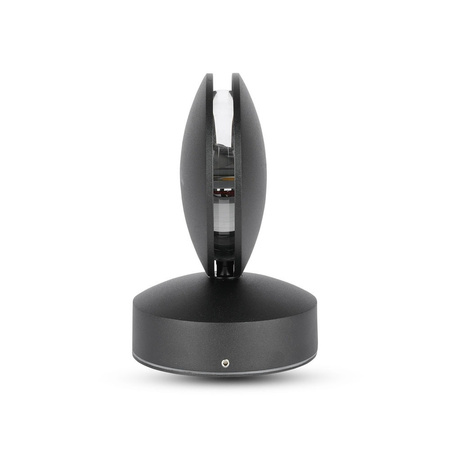 LED nástěnné svítidlo 7W 4000K IP65 Otočné o 360° Černá VT-707 V-TAC