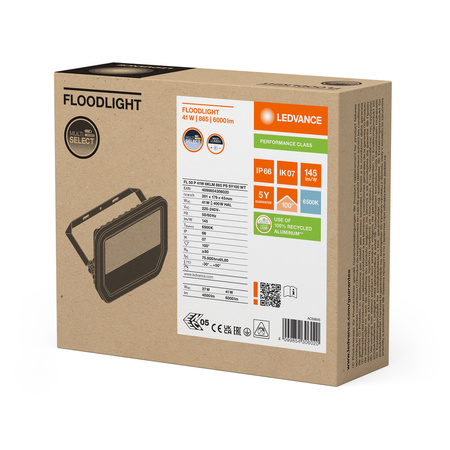 LED reflektor 41W 6000lm 6500K IP66 bílý LEDVANCE reflektor