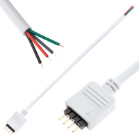 Zástrčka pro RGB LED pásek GOLDPIN 4PIN s 10mm kabelem