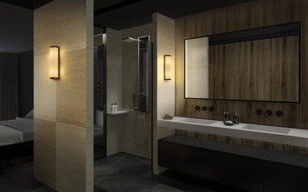 Plafond Koupelnové světlo Nástěnné svítidlo nad zrcadlem Stmívatelné E14 Černé koupelnové nástěnné svítidlo IP44 Ledvance