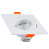 Halogenová Podhledové svítidlo GU10, MR16 Nastavitelná Čtvercová Bílá VENTUS LUMILED