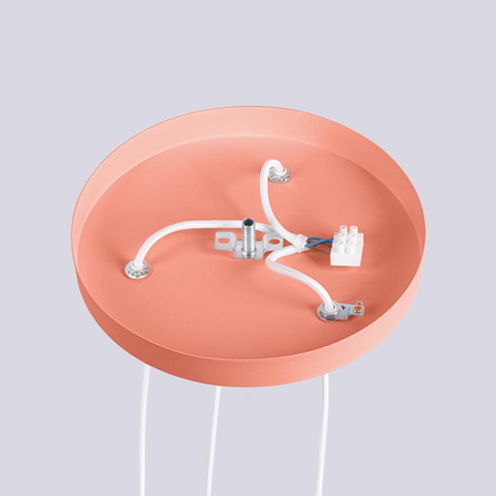 Stropní závěsné svítidlo 3x G9 Round Orange Modern Matte Halo Sollux