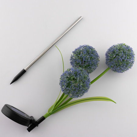 Solární zahradní lampa LED PILUS RGB Driven Dekorativní květina česnek LUMILED