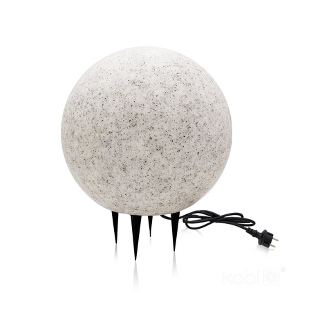 Venkovní lampa Sphere E27 Grey IP65 Zahradní koule Kobi
