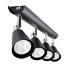 Stropní svítidlo LED GU10 s nastavitelným reflektorem Sempra Kanlux Black