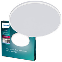Plafond LED lampa pro povrchovou montáž OZZIET 22W 4000K 40cm bílá kulatá PHILIPS