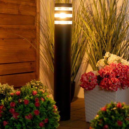 Zahradní venkovní stojací LED tyč RINGO 80cm LUMILED