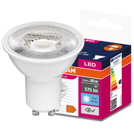 LED žárovka GU10 6.5W = 80W 575lm 4000K neutrální bílá 36° OSRAM Hodnota