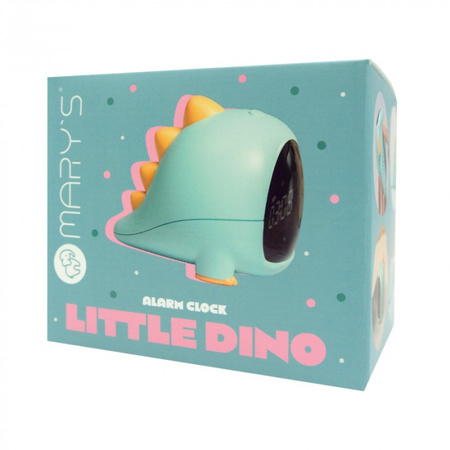 Dětský elektronický budík zelený USB dobíjecí 1200mAh DINO MARY'S