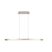 LED stropní závěsné svítidlo 27W stmívatelné chromové moderní Yordana Rabalux