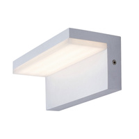 Venkovní zahradní lampa LED fasádní nástěnná lampa 10W 780lm 4000K IP54 bílá Moderní Zaragoza Rabalux