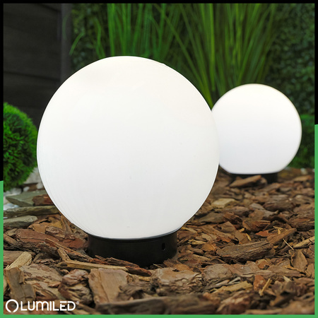 Venkovní lampa E27, KOULE LED IP65 20cm LUMIKULA2 LUMILED